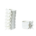 Mr.NOPLAN Spine‑Shaped White Porcelain Cup