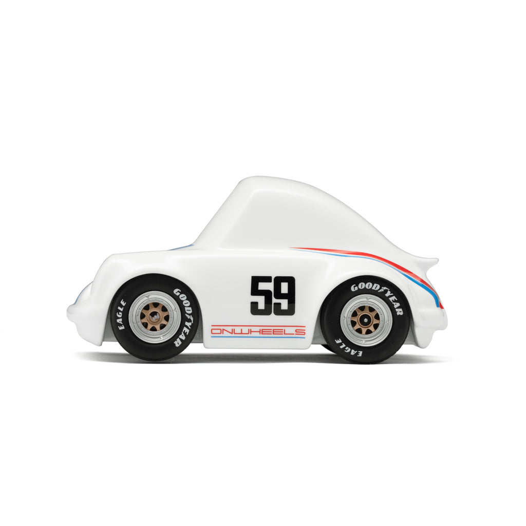 ON WHEELS Q CAR 1：24 Scale Models - P ver. no.60 Matt White