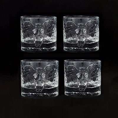 XIQI Angel Whiskey Glass For Gentleman (4 Pack)