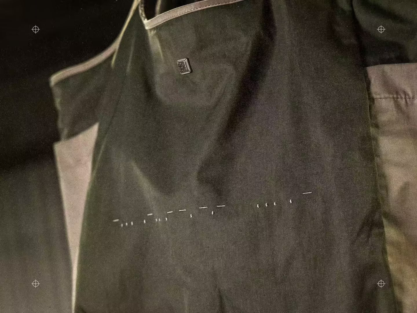 BLANK_SET Morse Code Collection TOTE BAG