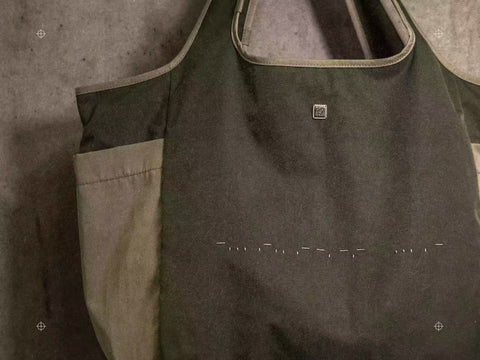 BLANK_SET Morse Code Collection TOTE BAG