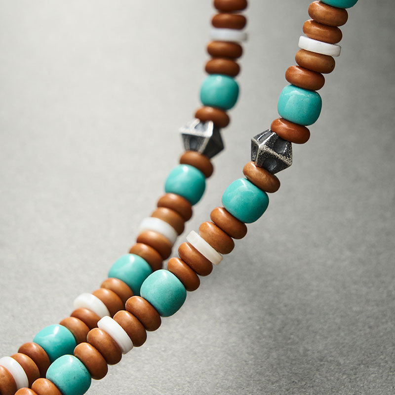 Arthur.K Amaterasu Series Seisen 0.6 Turquoise & Olive Necklace, One Size (Unlimited Edition)
