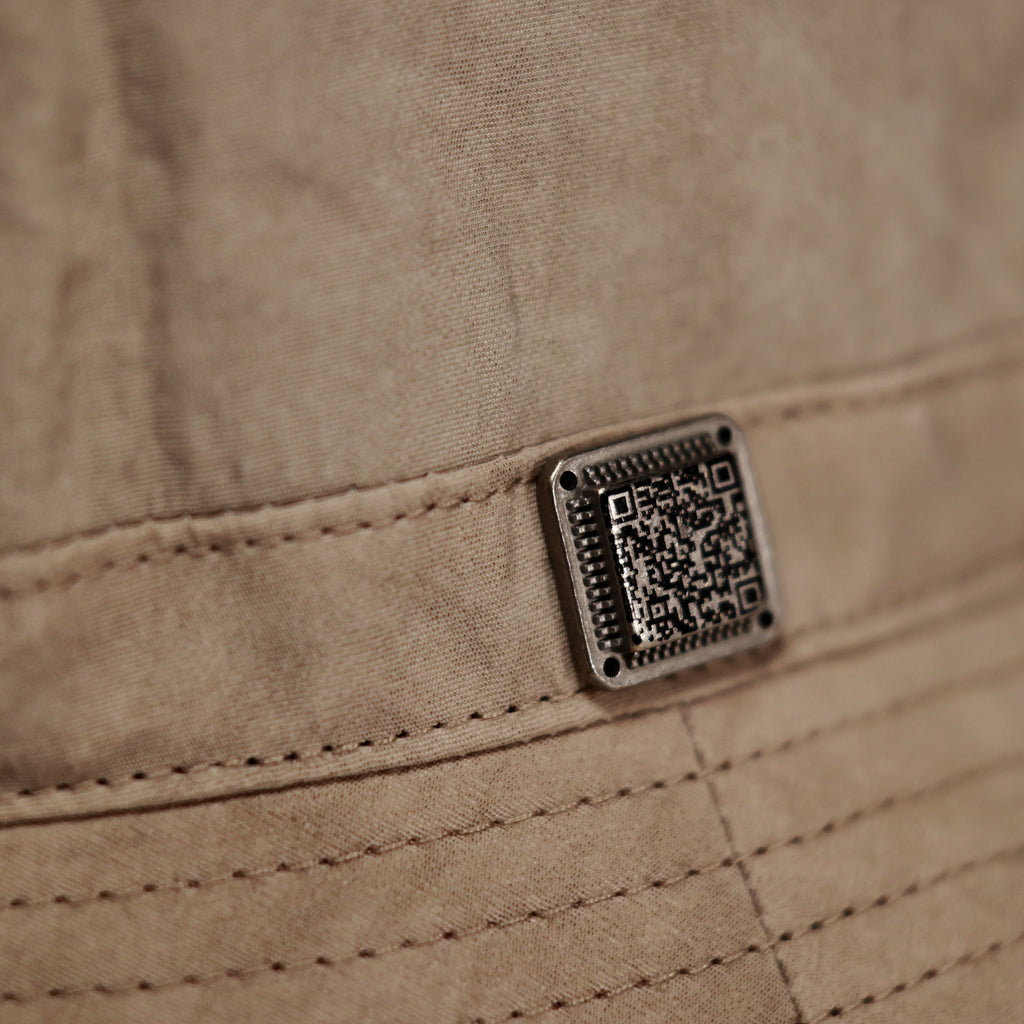 BLANK_SET Fatigue Hat - Off White ( Mud Cloth )
