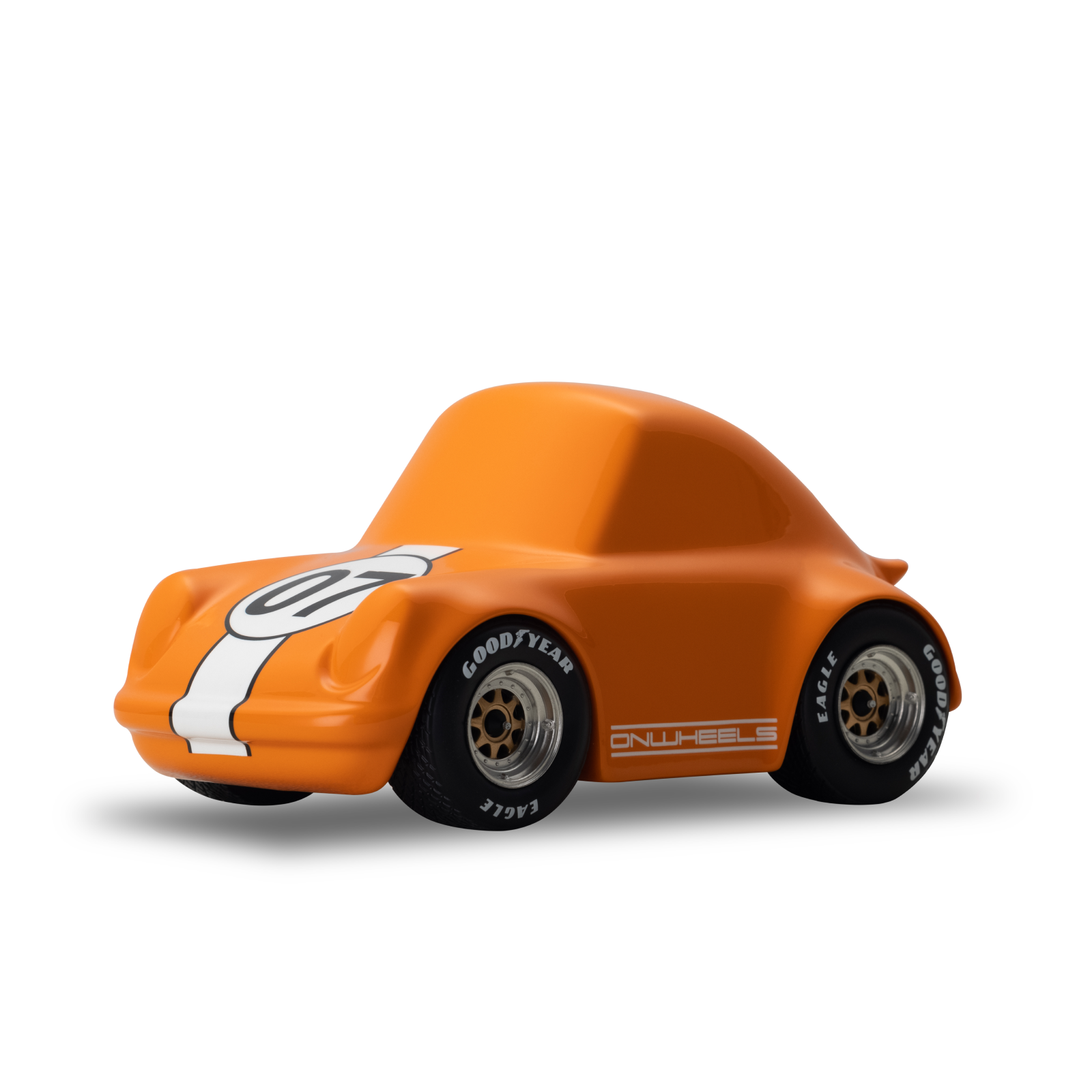 ON WHEELS Q CAR 1：24 Scale Models - P ver.  no.07 Vitality Orange