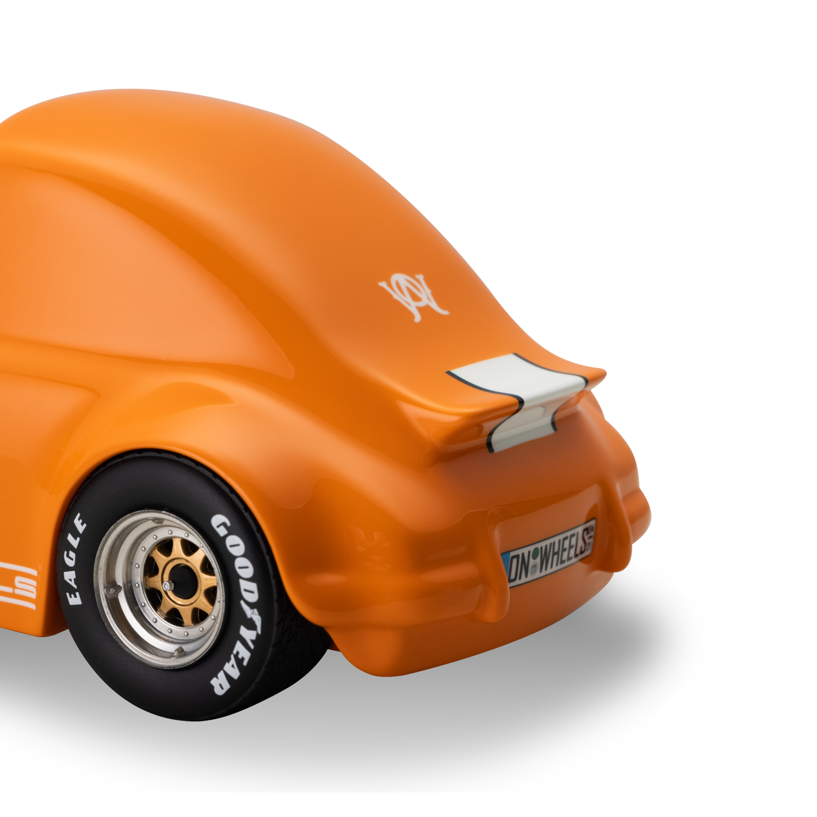 ON WHEELS Q CAR 1：24 Scale Models - P ver.  no.07 Vitality Orange
