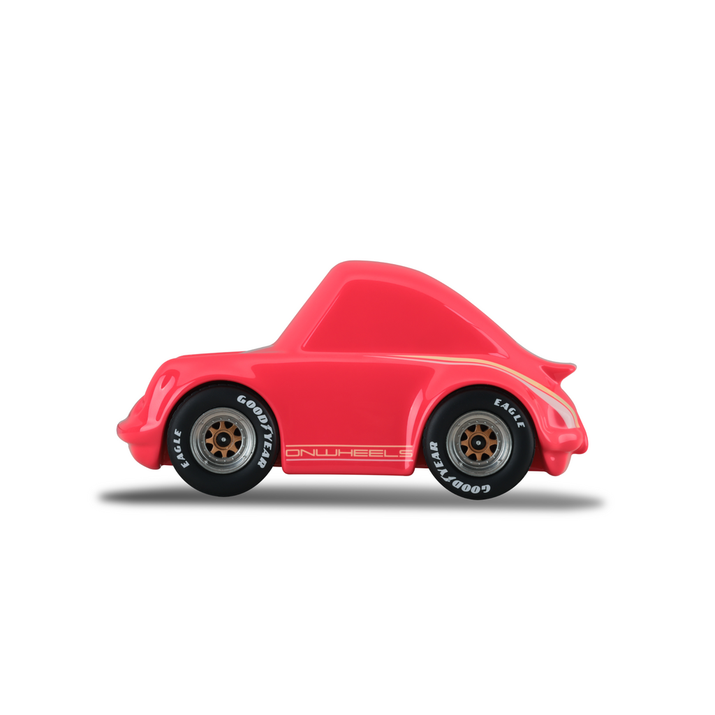 ON WHEELS Q CAR 1：24 Scale Models - P ver.  no.59 Bright Pink