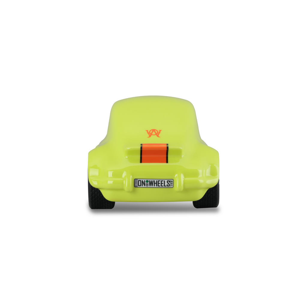 ON WHEELS Q CAR 1：24 Scale Models - P ver.  no.66 Lemon Yellow