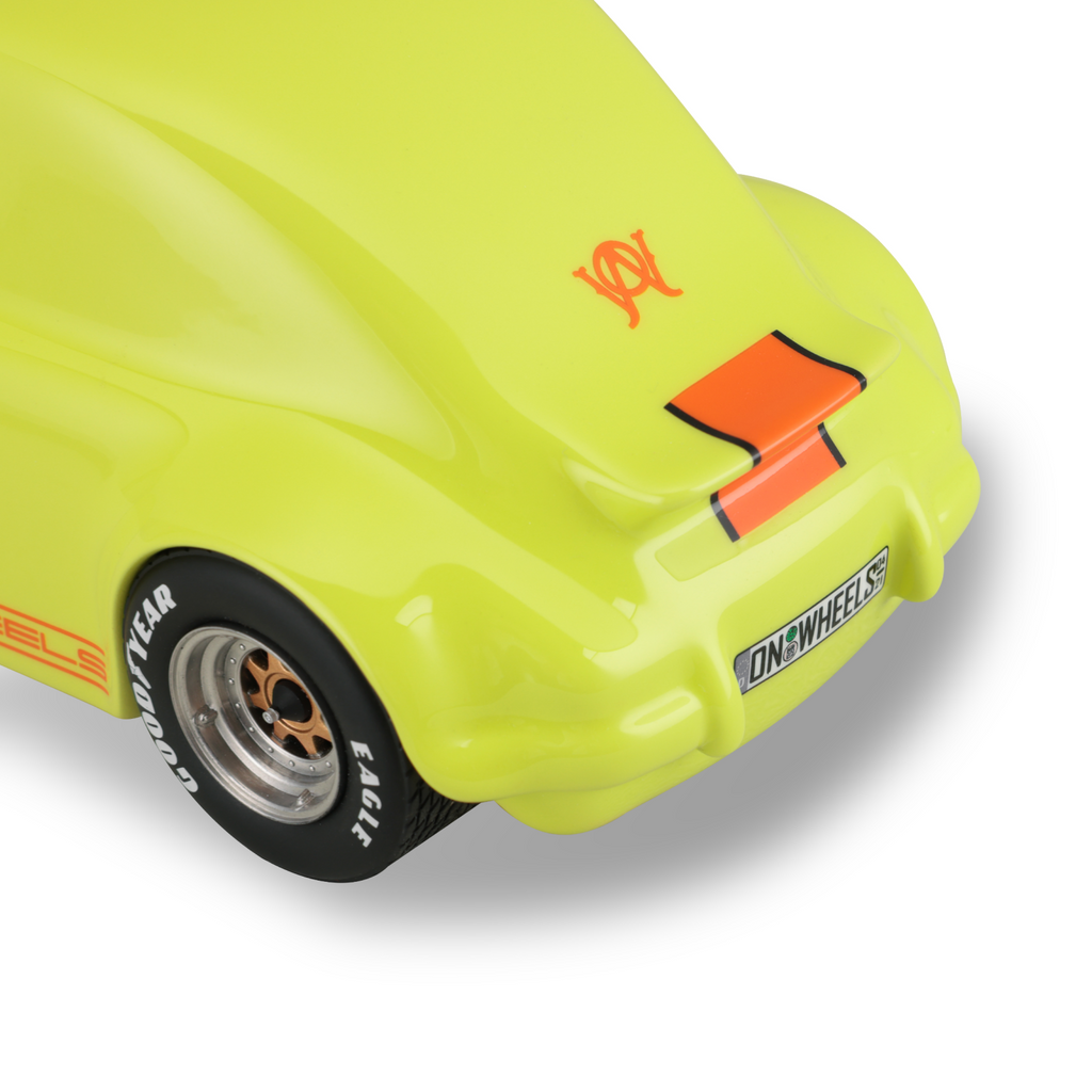 ON WHEELS Q CAR 1：24 Scale Models - P ver.  no.66 Lemon Yellow