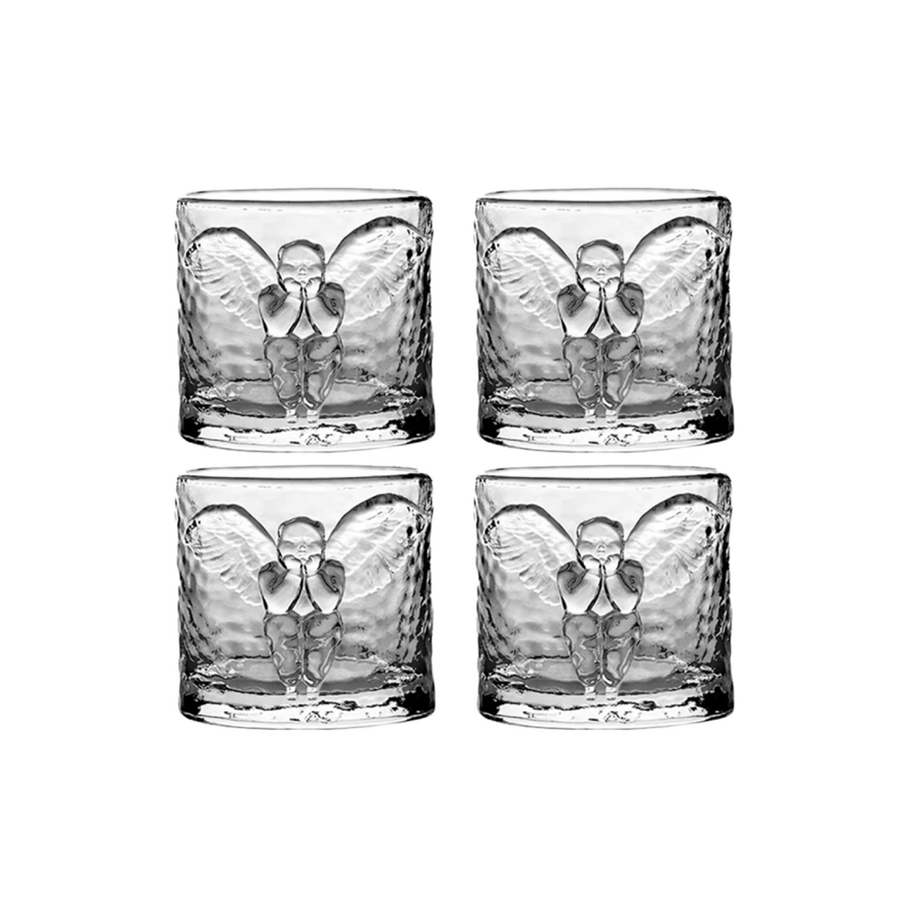 XIQI Angel Whiskey Glass For Gentleman (4 Pack)