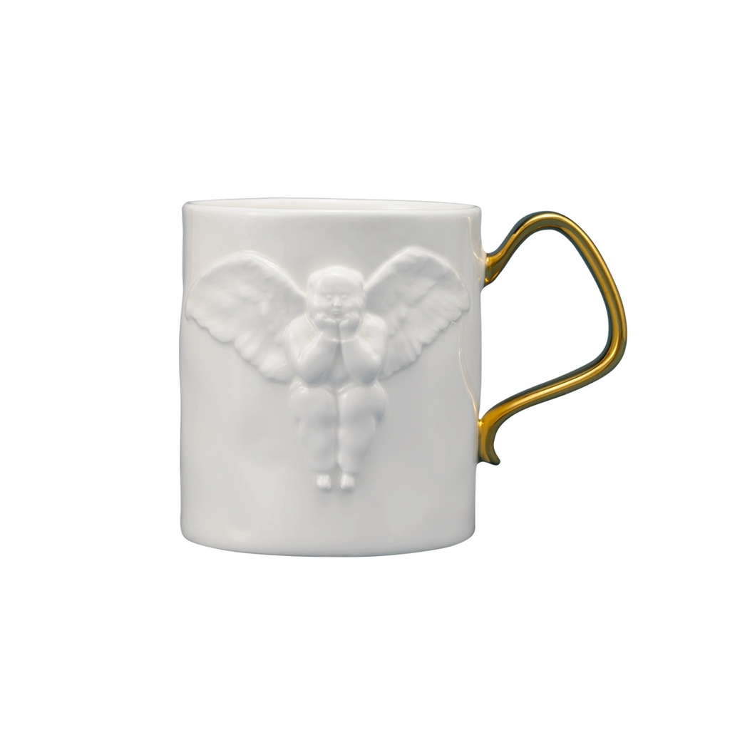 XIQI Angel Tea Mug(With Golden Handle）