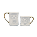 XIQI Angel Couple Mugs(With Golden Handle)