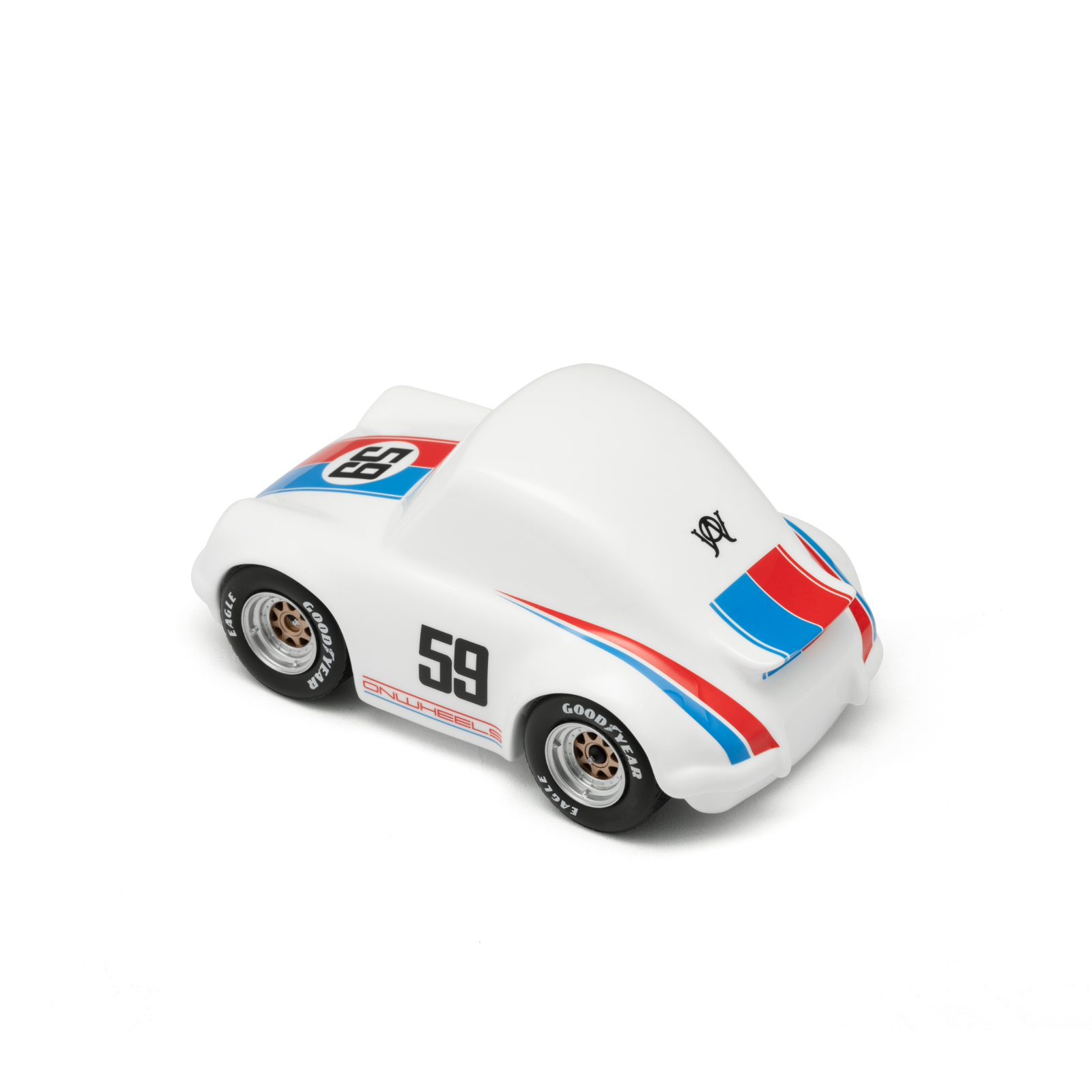 ON WHEELS Q CAR 1：24 Scale Models - P ver. no.60 Matt White