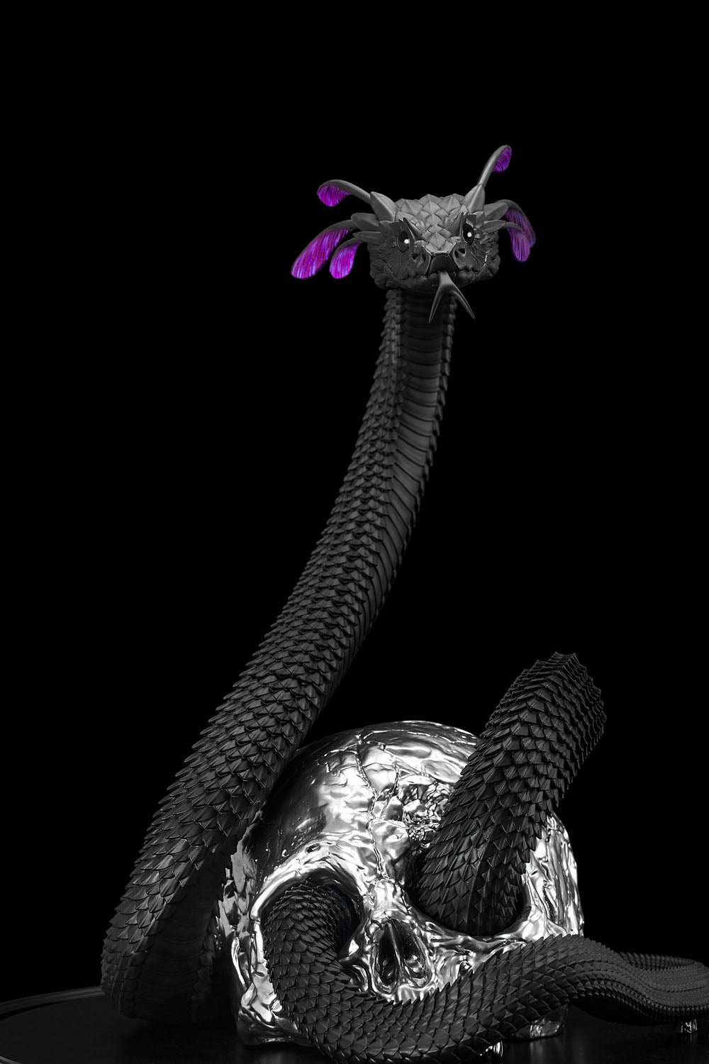 Viper Snake Sculpture