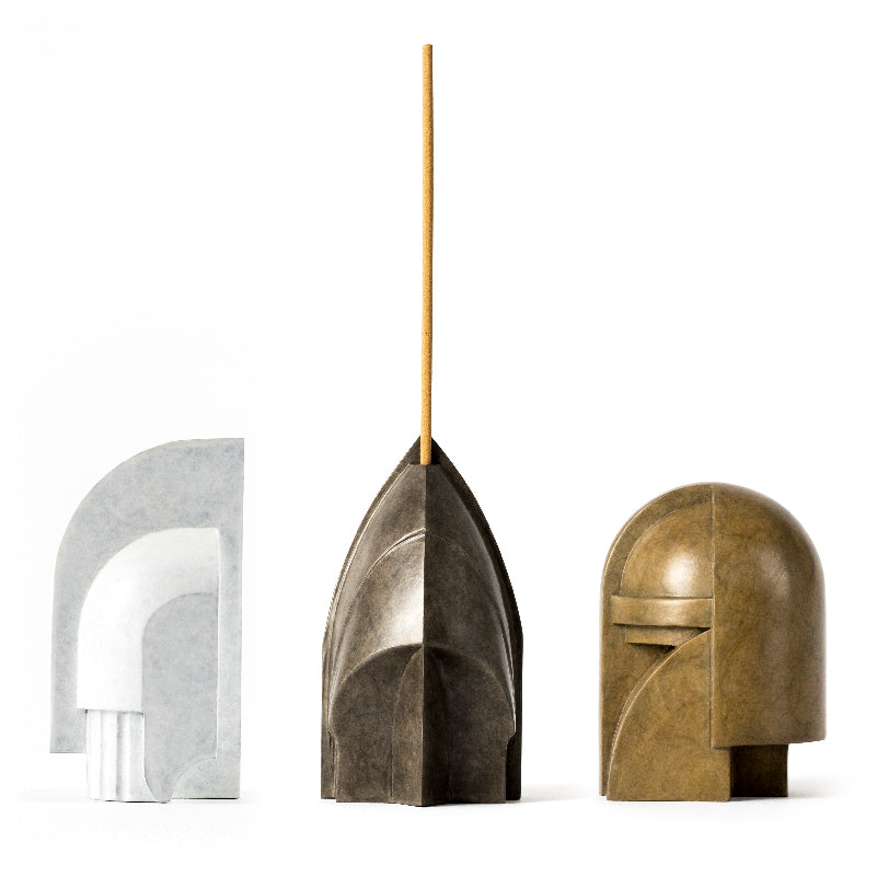 SOAPMEN Bronze Head Incense Holder