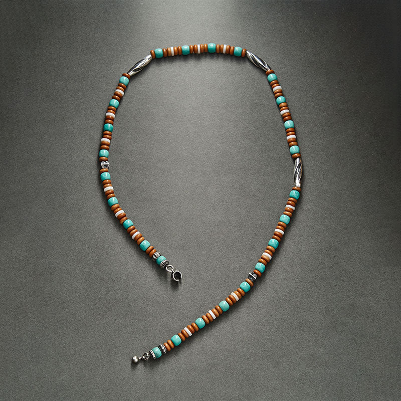 Arthur.K Amaterasu Series Seisen 0.6 Turquoise & Olive Necklace, One Size (Unlimited Edition)